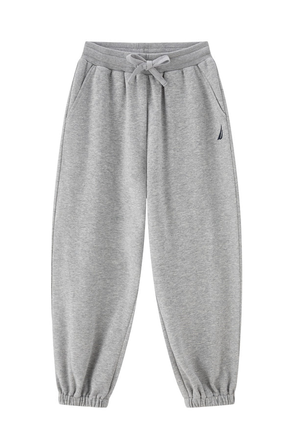 Solid Knitted Kid's Trouser