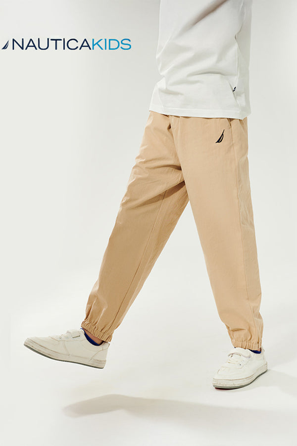 Solid Khaki kid's trouser