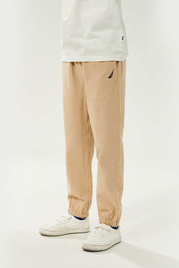 Solid Khaki kid's trouser