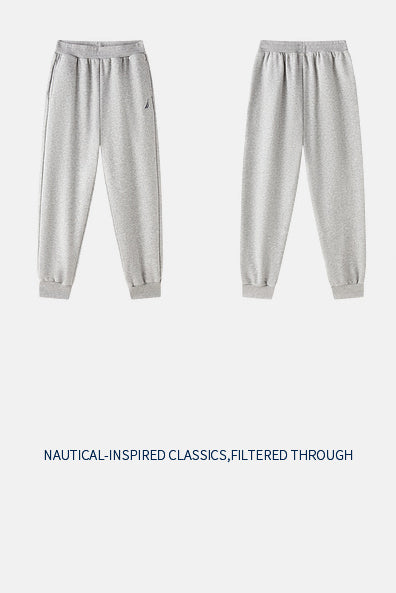 Solid Knitted Kid's Trouser