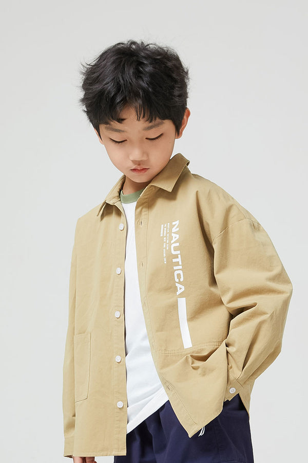 Printed Long Sleeve Jacket