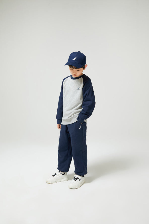 Solid Knitted Kid's Trouser