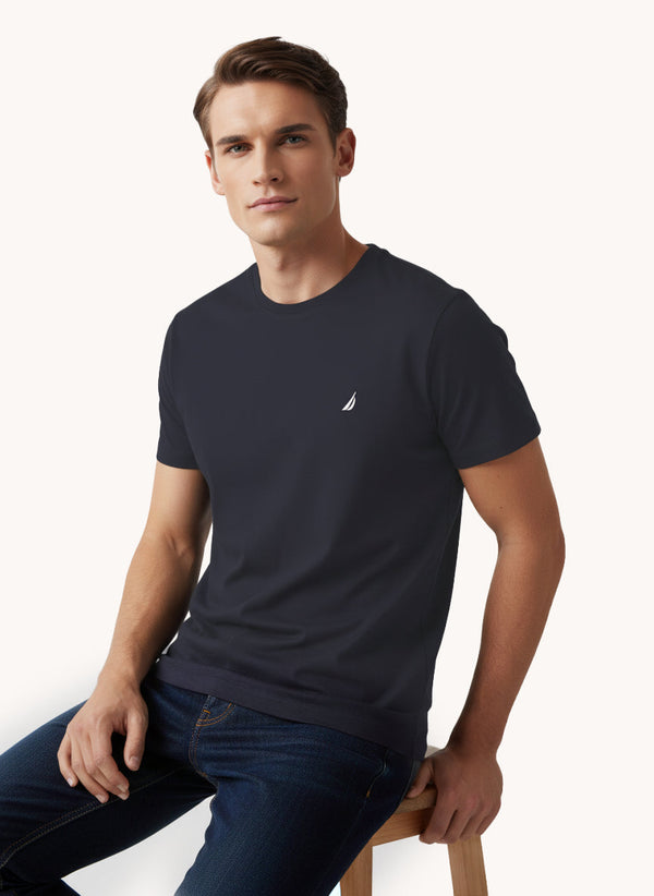 Men's Solid Crew Neck tee