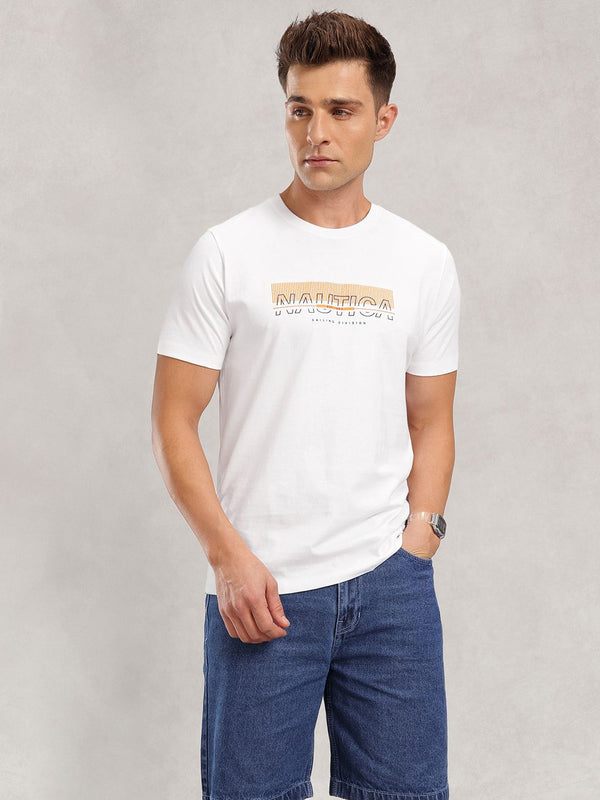 Men's Typography T-Shirt - White