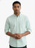 Men's Solid Long Sleeve Oxford Shirt-Mint