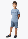 Boys Crew Neck T-shirt - Light Blue