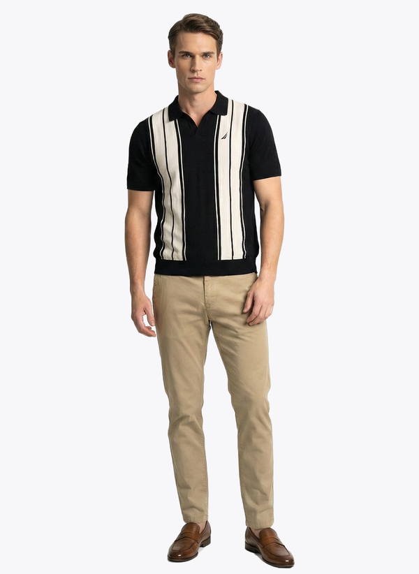 Men's Short Sleeve Polo - Black