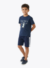 Boys Crew Neck T-shirt - Dark Navy