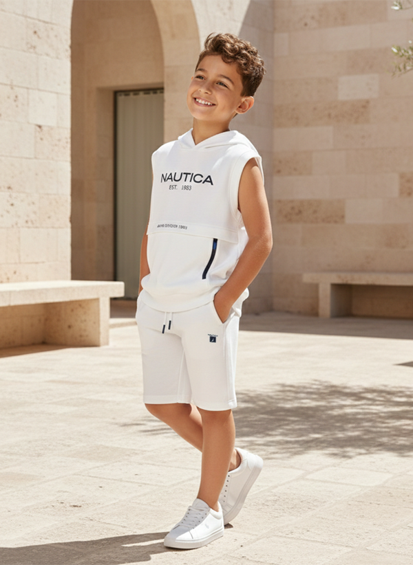 Boys Hoody - White