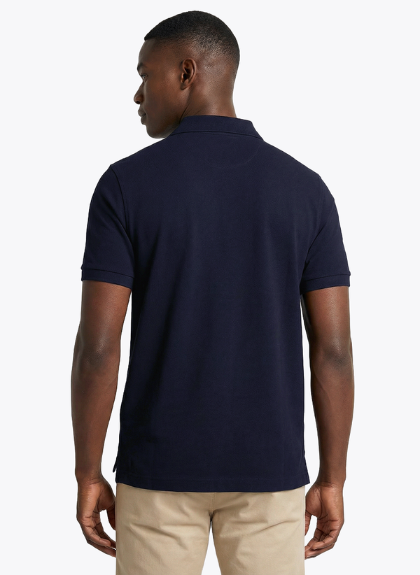 Men's Solid Polo - NAVY