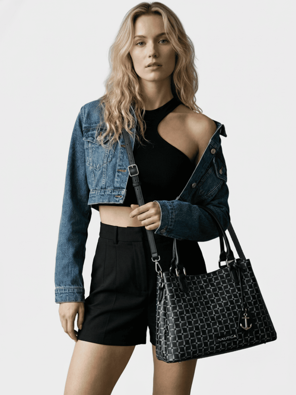 DUA Top Handle Bag - Black