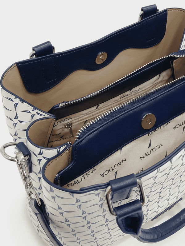 DUA Top Handle Bag - White