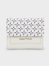 ELLA Tri-Fold Monogram Wallet - WHITE