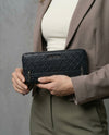 JOY Zip-Around Long Wallet - BLACK