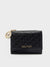 MARY Tri-Fold Monogram Wallet - BLACK