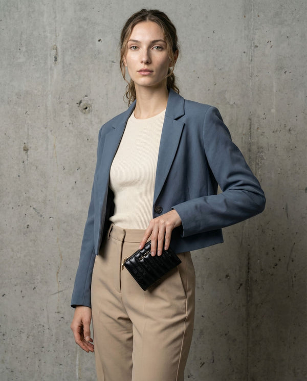 SARA Bi-Fold Wallet - BLACK