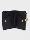SARA Bi-Fold Wallet - BLACK