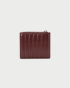 SARA Bi-Fold Wallet - BURGUNDY
