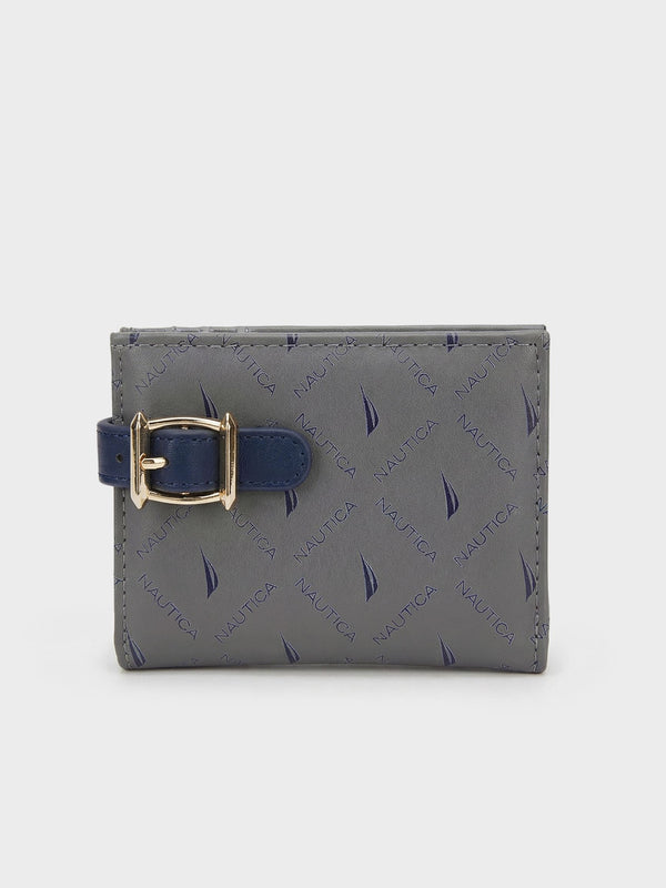 SUG Bi-Fold Monogram Wallet - BLACK