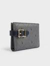SUG Bi-Fold Monogram Wallet - BLACK