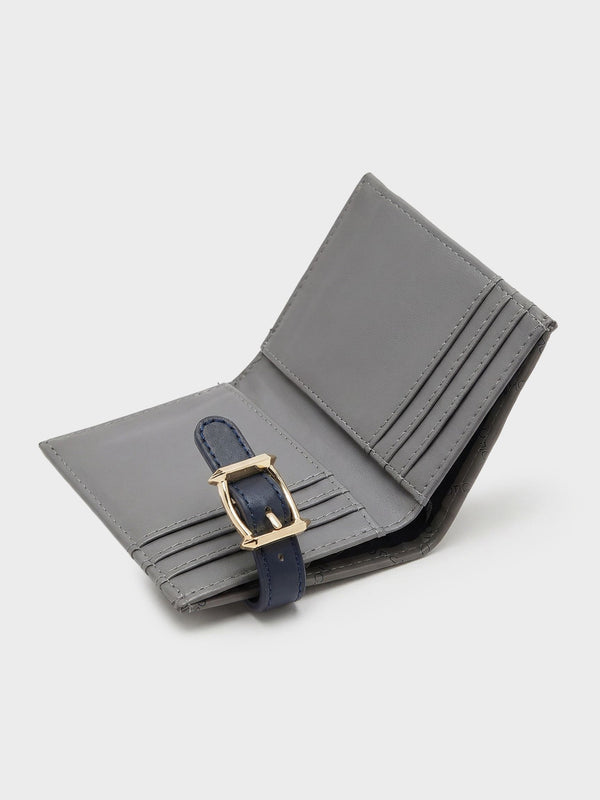 SUG Bi-Fold Monogram Wallet - BLACK