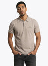 Men's Short Sleeve Polo - Moss Grey
