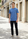 Men's Graphic Tee - Blue