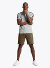 Men's Casual Printed Shorts - Shitake