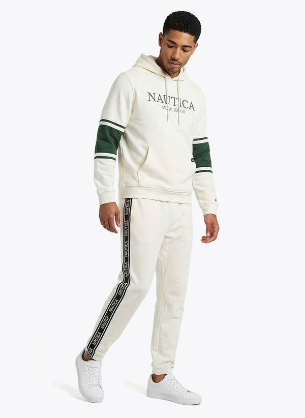 Men's Long sleeve Hoodie - Whispher White