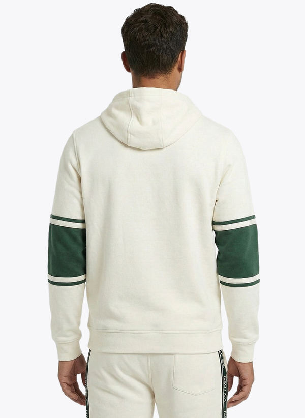 Men's Long sleeve Hoodie - Whispher White