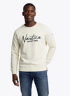 Men's Long Sleeve Sweatshirt - Whispher White