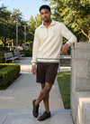 Men's Long Sleeve Sweatshirt - Whispher White