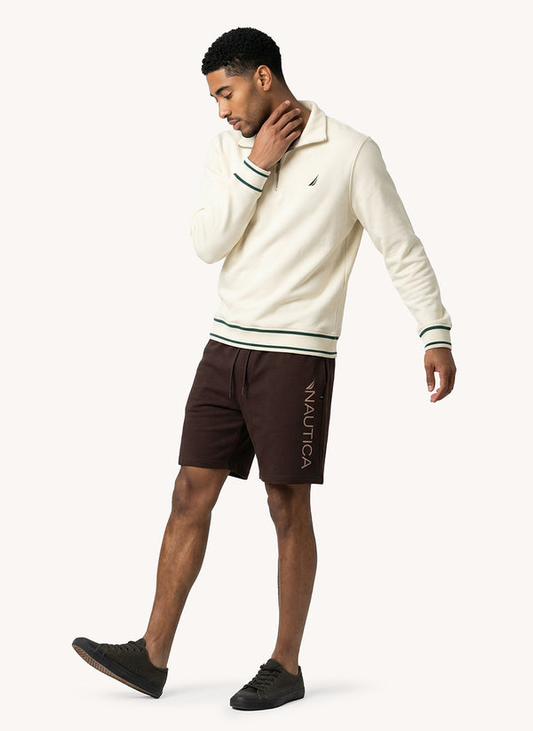 Men's Long Sleeve Sweatshirt - Whispher White