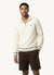 Men's Long Sleeve Sweatshirt - Whispher White
