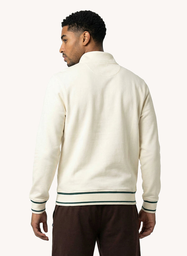 Men's Long Sleeve Sweatshirt - Whispher White