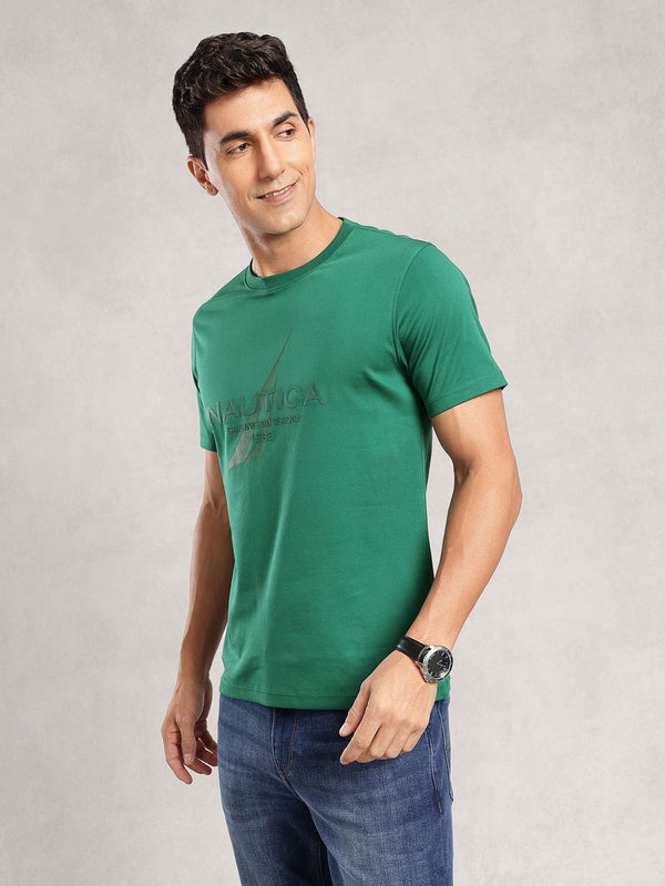 Men's Graphic T-Shirt - Emerald Green
