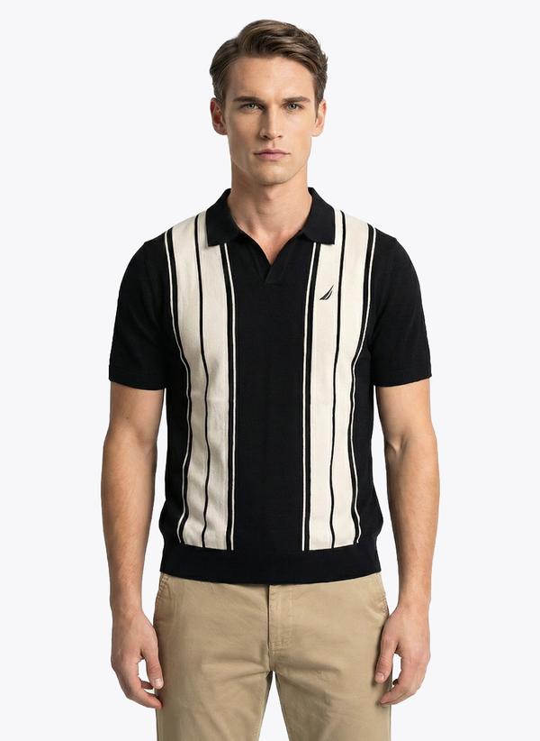 Men's Short Sleeve Polo - Black