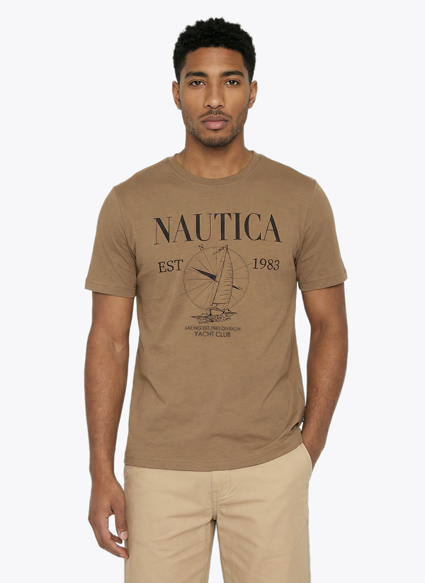 Men's Short Sleeve T-shirt - Brown