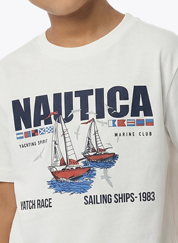 Boys Crew Neck T-shirt - White