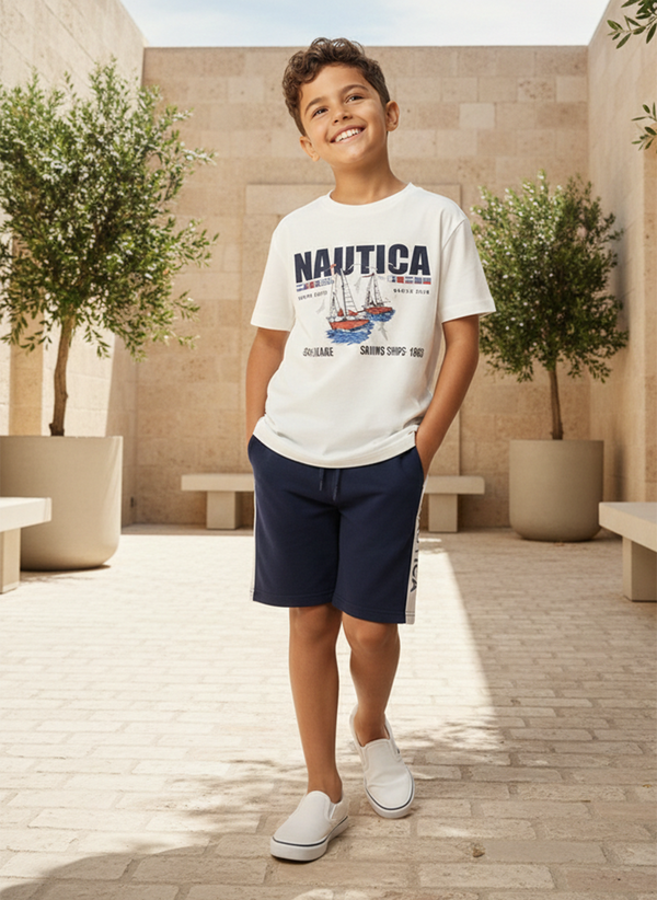 Boys Crew Neck T-shirt - White