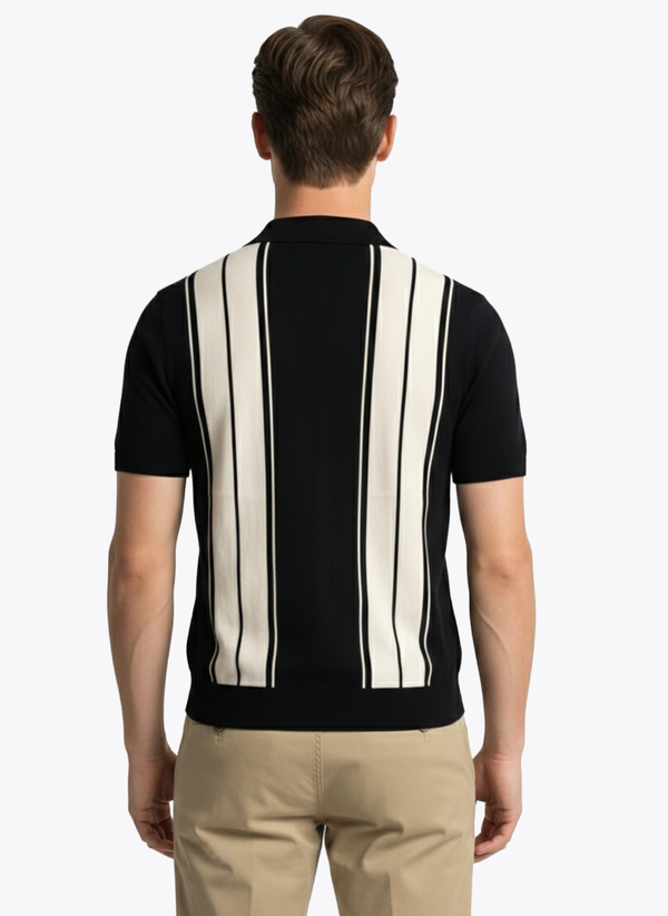 Men's Short Sleeve Polo - Black