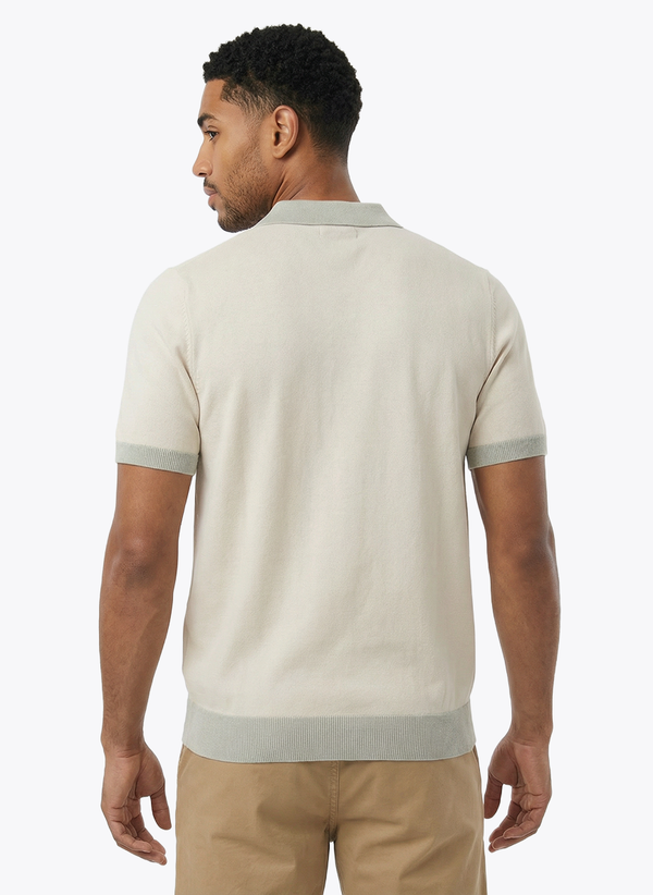 Men's Short Sleeve Polo - Whispher White