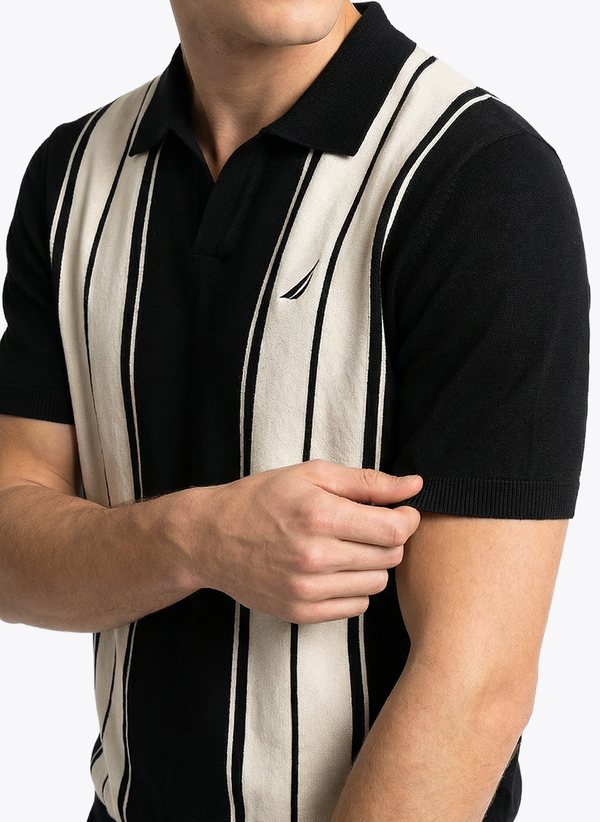 Men's Short Sleeve Polo - Black
