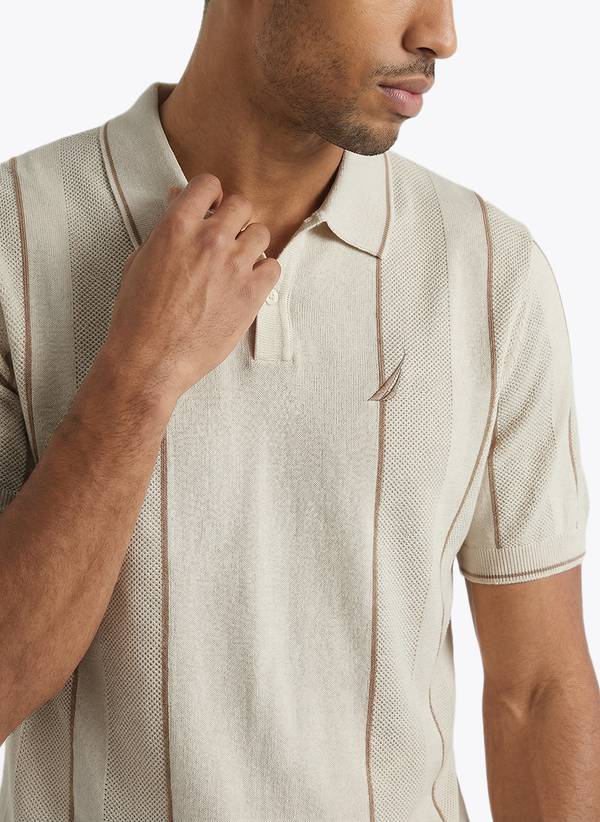 Men's Short Sleeve Polo - Whispher White