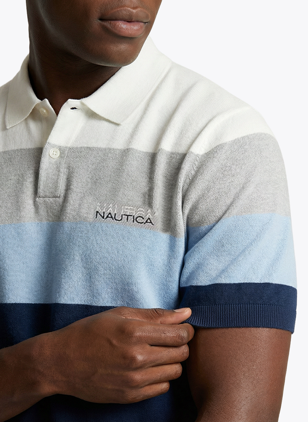 Men's Short Sleeve Polo - Blue