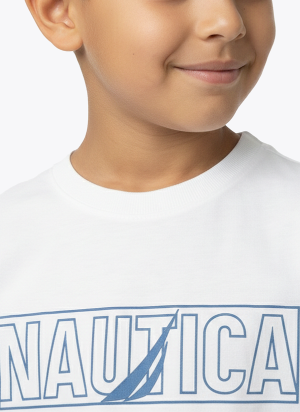 Boys Crew Neck T-shirt - White