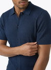 Men's Short Sleeve Shirt - Navy