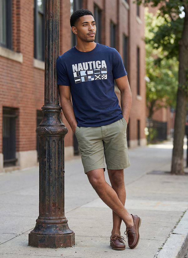 Men's Short Sleeve T-shirt - Navy