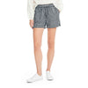 SUSTAINABLE PO BORDWALK GINGHAM LINEN BLEND SHORT