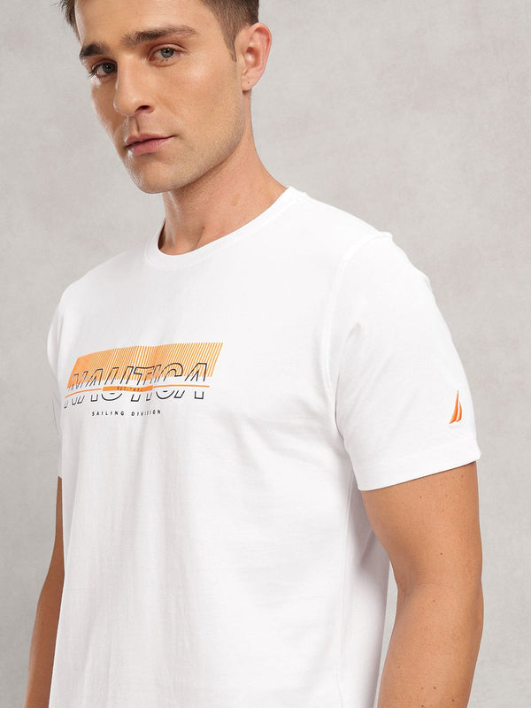 Men's Typography T-Shirt - White